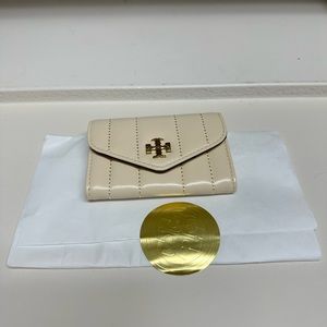 Authentic Tory Burch Kira flap card holder